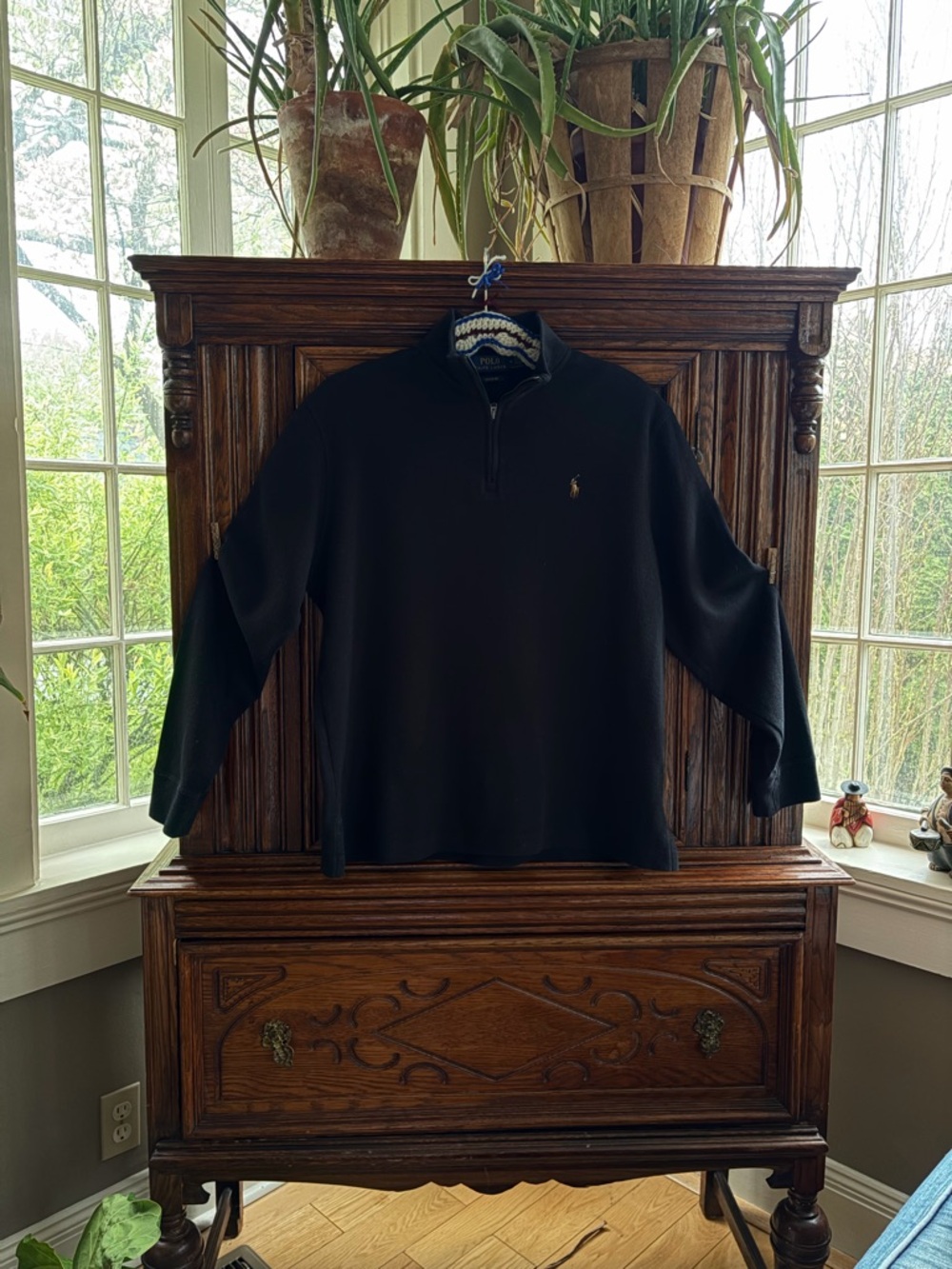 Ralph Lauren Black Quarter-Zip